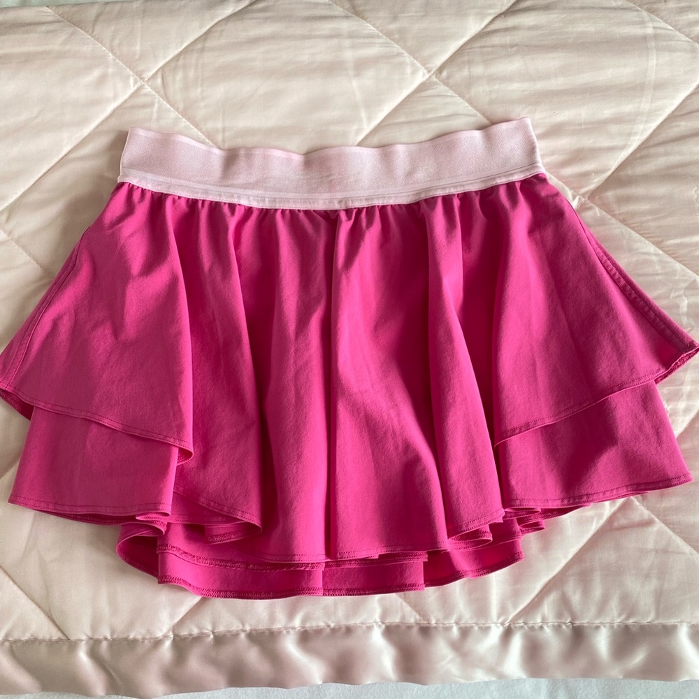 Lululemon Court Rival Pink Skirt